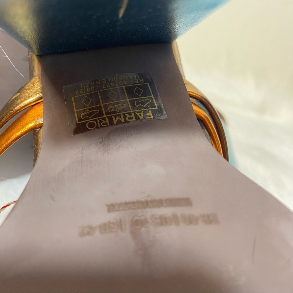 FARM Rio Multicolor Metallic Heels - Picture 6 of 9